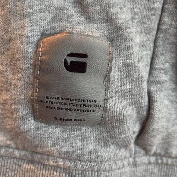 G-Star Lalja HDD zip SW Dress gray sweatshirt long line hood zip close RAW - Picture 8 of 16